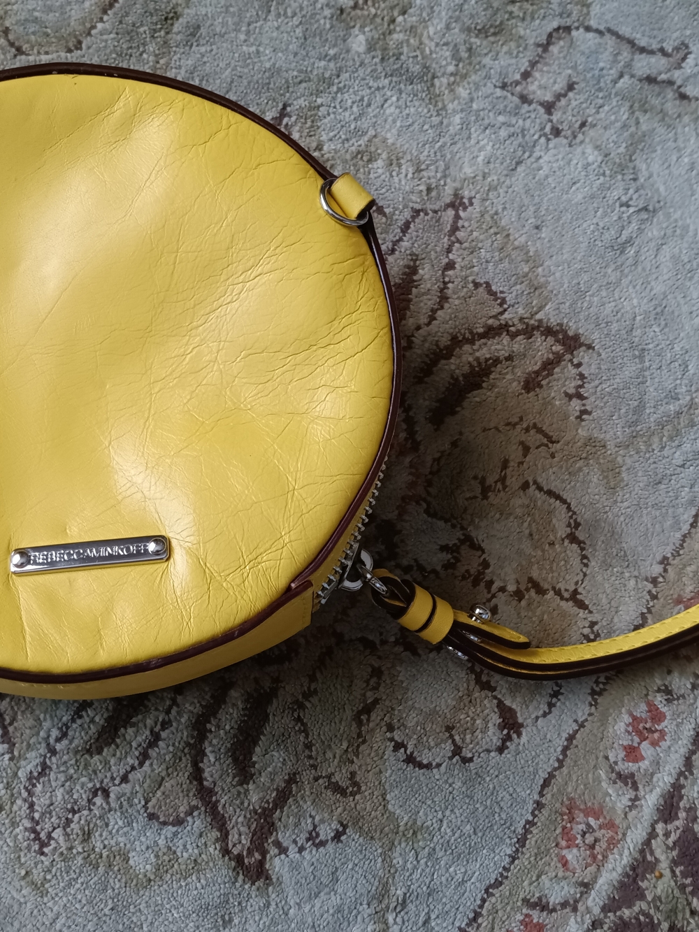 Yellow Round Crossbody Bag - Rebecca Minkoff